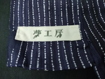 平和屋着物∴夏物　浴衣　夢工房　注染　舞花文　綿　逸品　DABJ4352cd