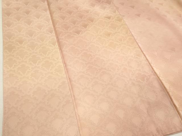 平和屋着物■上質な小紋　雪輪青海波地紋　暈し染め　正絹　逸品　DABJ4372cd