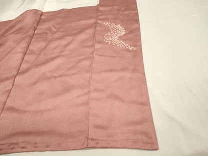 平和屋着物■訪問着　絞り　刺繍　流水花丸文　正絹　逸品　DABJ4386cd