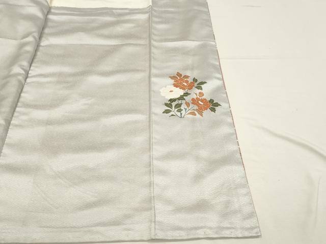 平和屋着物■訪問着　駒刺繍　几帳花文　宝尽くし　金銀彩　小田急百貨店扱い　正絹　逸品　DABJ4389cd