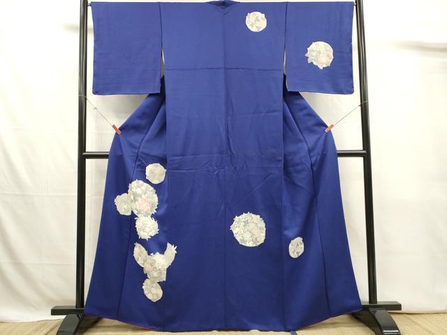 平和屋着物■訪問着　花丸文　正絹　逸品　DABJ4392cd