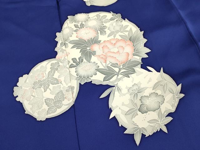 平和屋着物■訪問着　花丸文　正絹　逸品　DABJ4392cd