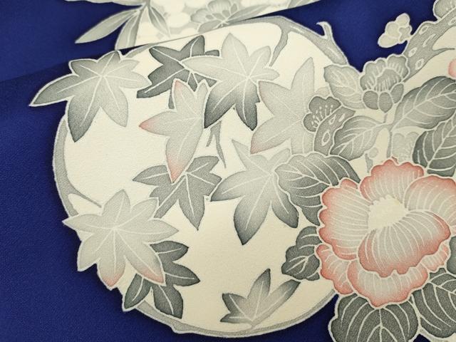 平和屋着物■訪問着　花丸文　正絹　逸品　DABJ4392cd