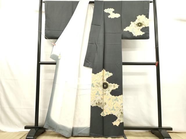 平和屋着物■訪問着　花菱文　唐草　金彩　正絹　逸品　未使用　DABJ4396cd