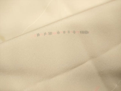 平和屋着物■長襦袢　袷　横笛文　暈し染め　半衿刺繍　正絹　逸品　DABJ4400cd