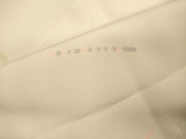 平和屋着物■長襦袢　袷　横笛文　暈し染め　半衿刺繍　正絹　逸品　DABJ4400cd