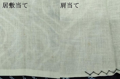 平和屋着物∴夏物　浴衣　有松鳴海絞り　流水文　綿　逸品　DABJ4403cd