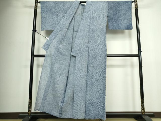 平和屋着物∴夏物　浴衣　有松鳴海絞り　三浦絞り　綿　逸品　未使用　DABJ4433cd