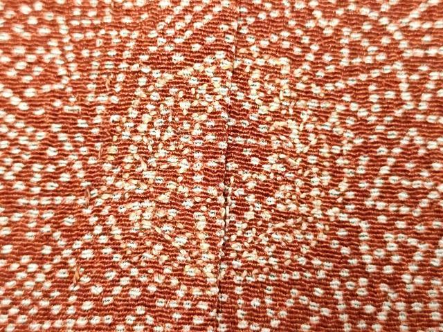 平和屋着物▽江戸小紋　単衣　両面染　切嵌吉祥文様　正絹　逸品　DABJ4457cd