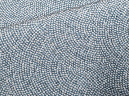 平和屋着物▽江戸小紋　単衣　鮫小紋柄　鬼しぼ縮緬　正絹　逸品　DABJ4465cd