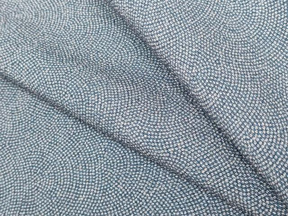 平和屋着物▽江戸小紋　単衣　鮫小紋柄　鬼しぼ縮緬　正絹　逸品　DABJ4465cd