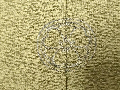 平和屋着物▽訪問着　単衣　飛鶴文　正絹　逸品　DABJ4476cd