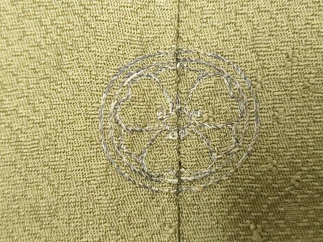 平和屋着物▽訪問着　単衣　飛鶴文　正絹　逸品　DABJ4476cd