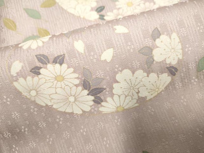 平和屋着物▽訪問着　単衣　青海波花文　暈し染め　正絹　逸品　DABJ4477cd