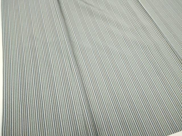 平和屋着物▽上質な小紋　単衣　間道　正絹　逸品　DABJ4481cd