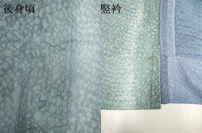 平和屋着物▽道中着　スリーシーズン　春夏秋　塵除け　作家物　霞文　正絹　逸品　DABJ4492cd