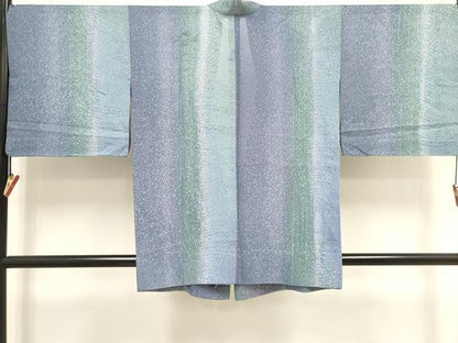 平和屋着物▽道中着　スリーシーズン　春夏秋　塵除け　作家物　霞文　正絹　逸品　DABJ4492cd