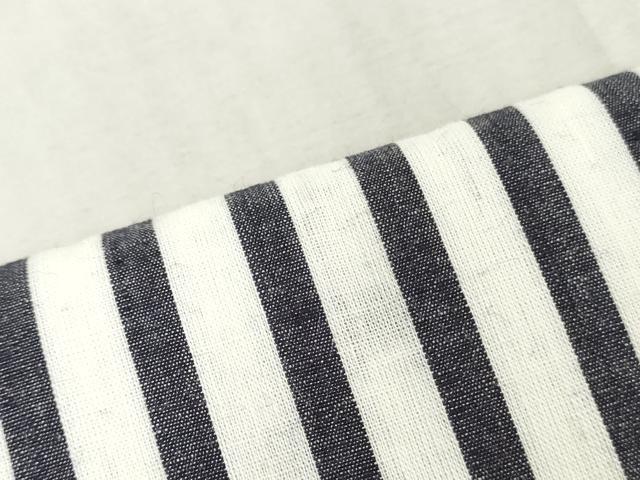 平和屋着物＊夏物　浴衣　反物　着尺　縞　綿　逸品　未使用　DABJ4528zy