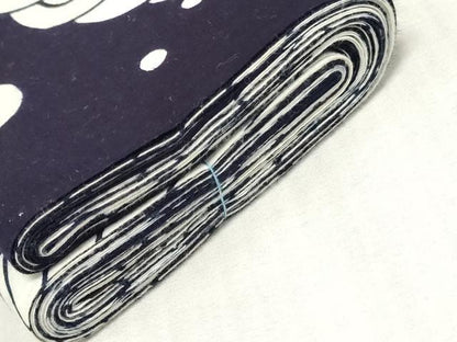 平和屋着物＊夏物　浴衣　反物　着尺　注染　東京本染　四股名　立波文　綿　逸品　未使用　DABJ4532zy