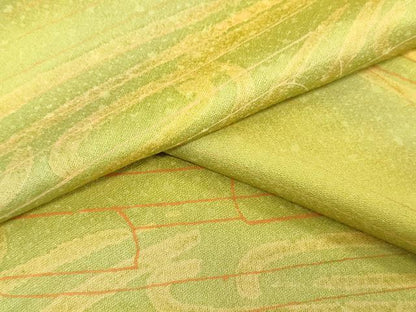 平和屋着物▼小紋　反物　着尺　抽象文様　暈し染め　松坂屋扱い　逸品　未使用　DABJ4567zy