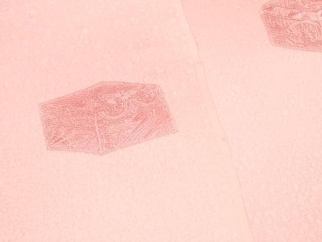 平和屋着物▼付下げ　反物　着尺　総刺繍　文箱草花文　暈し染め　逸品　未使用　DABJ4615zy