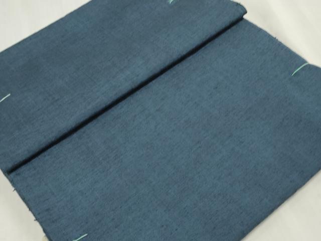 平和屋着物▼男性　紬　反物　着尺　アンサンブル　霞文　証紙付き　キングサイズ　逸品　未使用　DABJ4618zy