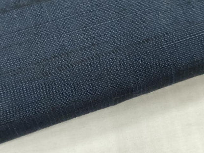 平和屋着物▼西陣　男性　紬　反物　着尺　紺青色　逸品　未使用　DABJ4619zy