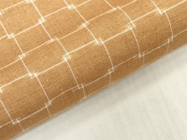 平和屋着物▼結城紬　反物　着尺　逸品　幾何学文　証紙付き　逸品　未使用　DABJ4621zy