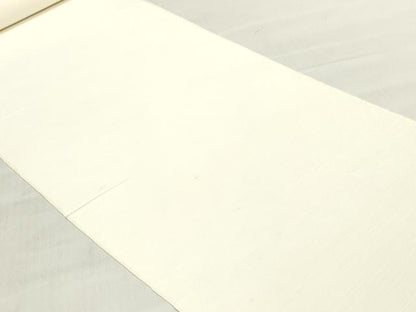 平和屋着物▼白生地　反物　着尺　上代紬　生成り色　逸品　未使用　DABJ4666zy