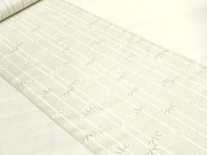 平和屋着物▼西陣　紬　反物　着尺　笹竹間道　逸品　未使用　DABJ4680zy