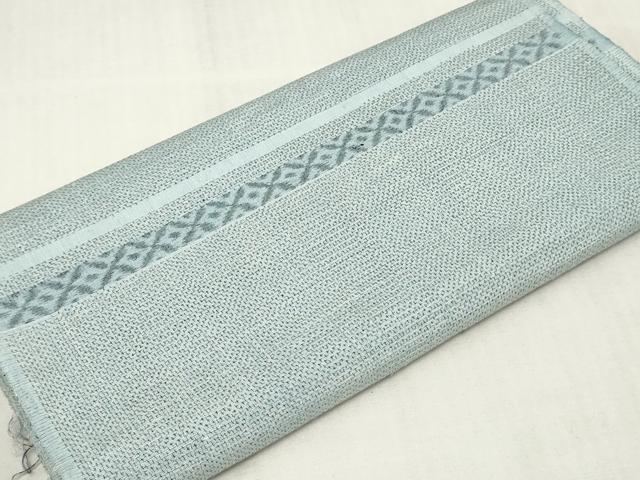 平和屋着物▼紬　反物　着尺　横段文　逸品　未使用　DABJ4702zy