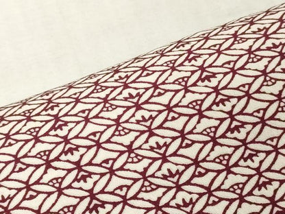 平和屋着物▼小紋　解き反物　着尺　七宝文　逸品　DABJ4724zy