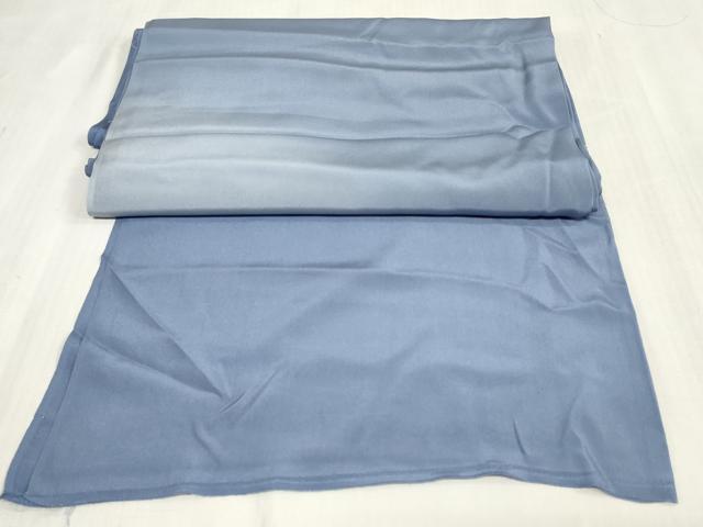 平和屋着物▼男性　長襦袢　解き反物　着尺　風景文　暈し染め　金彩　逸品　DABJ4726zy