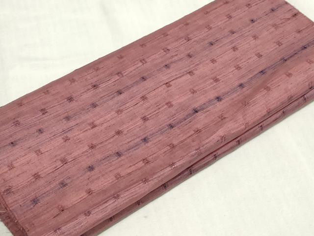 平和屋着物▼紬　解き反物　着尺　霞文　逸品　DABJ4731zy