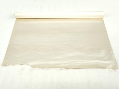 平和屋本店▼丸帯　帯反物　銀糸　逸品　未使用　DABJ4789zy