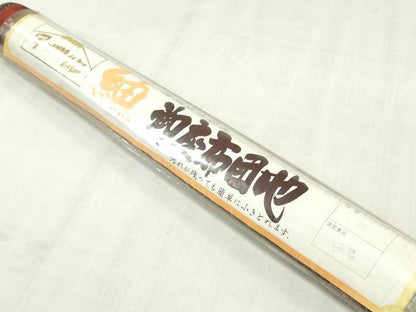 平和屋本店▼和装小物　座布団地　甲州織　枝梅文　未使用　DABJ4799zy