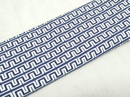 平和屋着物∴夏物　浴衣　反物　着尺　幾何学文　綿　逸品　未使用　DABJ4835zy
