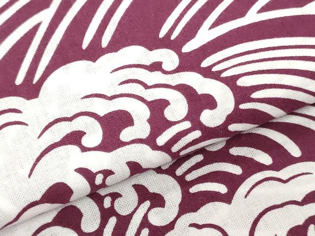平和屋着物∴夏物　男性　浴衣　反物　着尺　逸品　源氏物語　立波文　未使用　DABJ4845zy