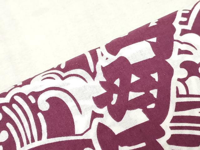 平和屋着物∴夏物　男性　浴衣　反物　着尺　逸品　源氏物語　立波文　未使用　DABJ4845zy