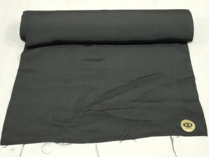 平和屋着物▼男性　黒紋付き　黒生地　反物　着尺　逸品　未使用　DABJ4854zy