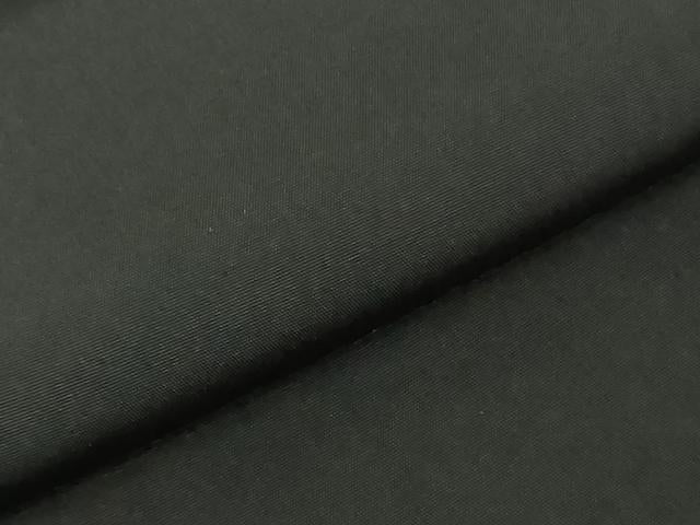 平和屋着物▼男性　黒紋付き　黒生地　反物　着尺　逸品　未使用　DABJ4854zy