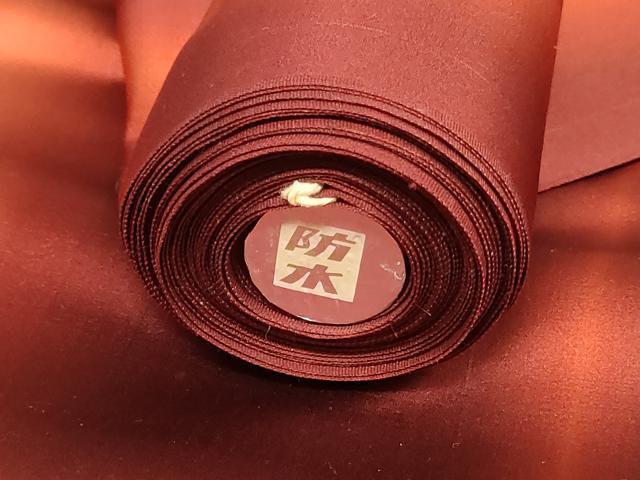 平和屋着物▼西陣　羽織・雨コート　反物　羽尺　間道　逸品　未使用　DABJ4892zy