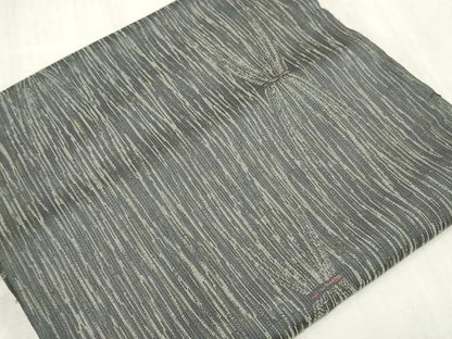 平和屋着物▼お召　解き反物　着尺　変わり縞　逸品　DABJ4900zy