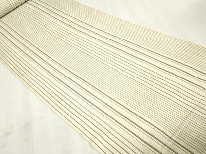 平和屋着物▼紬　反物　着尺　間道　松坂屋扱い　逸品　未使用　DABJ4910zy