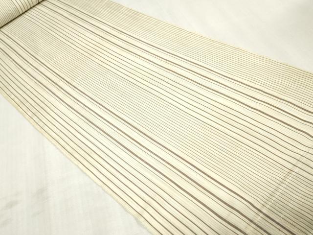 平和屋着物▼紬　反物　着尺　間道　松坂屋扱い　逸品　未使用　DABJ4910zy