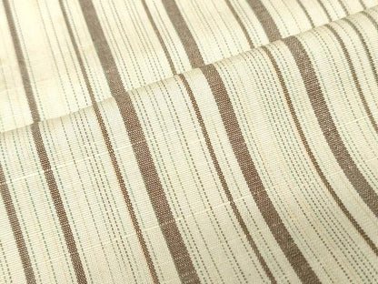 平和屋着物▼紬　反物　着尺　間道　松坂屋扱い　逸品　未使用　DABJ4910zy