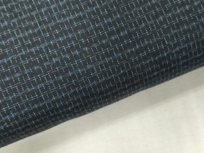 平和屋着物▼男性　本場大島紬　反物　着尺　アンサンブル　格子　逸品　未使用　DABJ4938zy