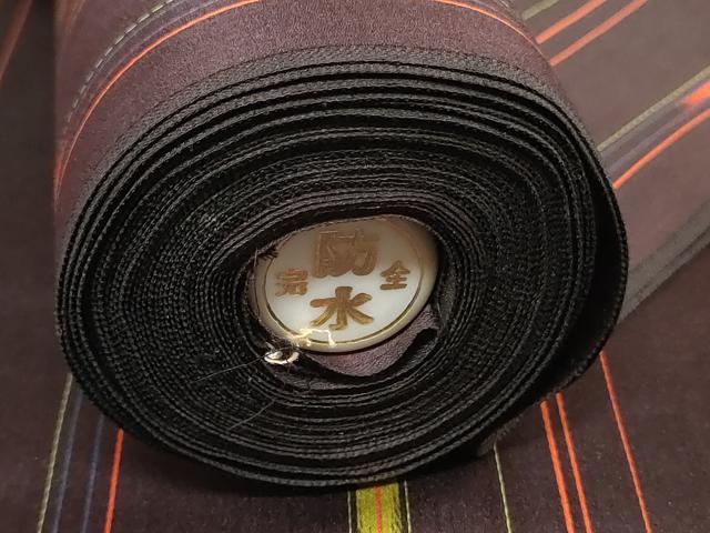 平和屋着物▼羽織・雨コート　反物　羽尺　間道　逸品　未使用　DABJ4944zy