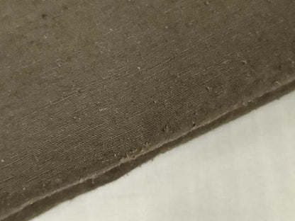 平和屋着物▼男性　紬　反物　着尺　鉄黒色　逸品　未使用　DABJ4952zy