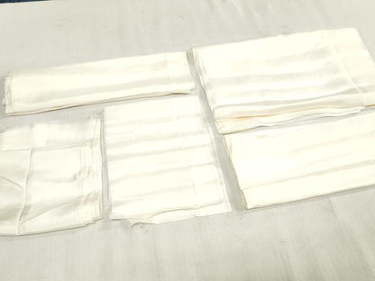 平和屋着物▼紬　解き反物　着尺　エ霞文　裁断済み　八掛・胴裏付き　逸品　DABJ4993zy